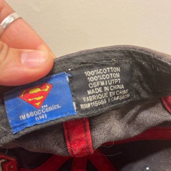 Incredible Vintage Superman Ball Cap 🧢 adjustable, officially licensed - Picture 8 of 9